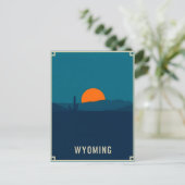  Briefkaart van Wyoming (Staand voorkant)