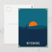  Briefkaart van Wyoming (Voorkant / Achterkant)