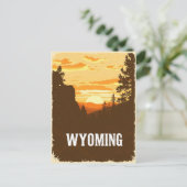  Briefkaart van Wyoming (Staand voorkant)