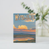 Briefkaart van Wyoming (Staand voorkant)