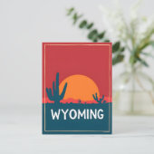  Briefkaart van Wyoming (Staand voorkant)