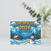 BRIEFKAART VAN WYOMING (Staand voorkant)