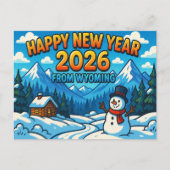 BRIEFKAART VAN WYOMING (Voorkant)