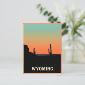  Briefkaart van Wyoming (Staand voorkant)