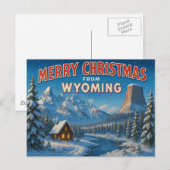 BRIEFKAART VAN WYOMING (Voorkant / Achterkant)