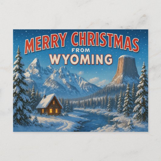 BRIEFKAART VAN WYOMING (Voorkant)