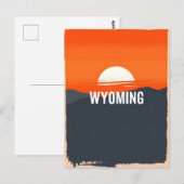  Briefkaart van Wyoming (Voorkant / Achterkant)
