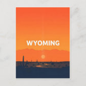  Briefkaart van Wyoming (Voorkant)