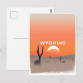  Briefkaart van Wyoming (Voorkant / Achterkant)
