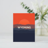 Briefkaart van Wyoming (Staand voorkant)