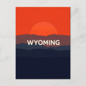 Briefkaart van Wyoming (Voorkant)