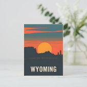  Briefkaart van Wyoming (Staand voorkant)