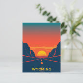  Briefkaart van Wyoming (Staand voorkant)