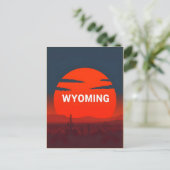  Briefkaart van Wyoming (Staand voorkant)