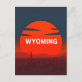  Briefkaart van Wyoming (Voorkant)