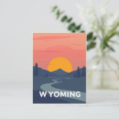  Briefkaart van Wyoming (Staand voorkant)