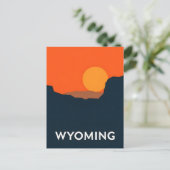  Briefkaart van Wyoming (Staand voorkant)