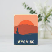  Briefkaart van Wyoming (Staand voorkant)