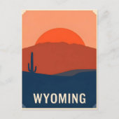  Briefkaart van Wyoming (Voorkant)