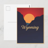  Briefkaart van Wyoming (Voorkant / Achterkant)
