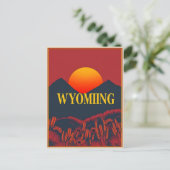  Briefkaart van Wyoming (Staand voorkant)