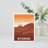  Briefkaart van Wyoming (Staand voorkant)