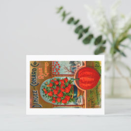 Briefkaart van  zaadpakket.