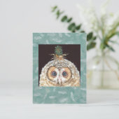 Briefkaart van zaan (owlet w jack pine) (Staand voorkant)
