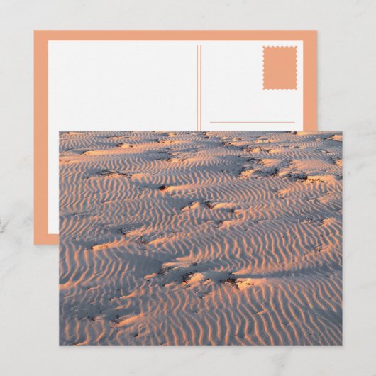 briefkaart van zandrimpels (Voorkant / Achterkant)