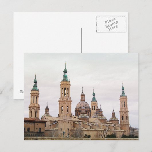 Briefkaart van Zaragoza (Voorkant / Achterkant)