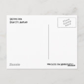 Briefkaart van zeegarenden, Ocean City, Maryland (Achterkant)