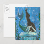 Briefkaart van Zeemeermin (Voorkant / Achterkant)