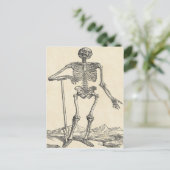 Briefkaart van zijn eigen grave (Staand voorkant)