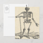 Briefkaart van zijn eigen grave (Voorkant / Achterkant)