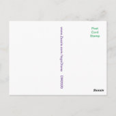  Briefkaart van zilvervetten (Achterkant)