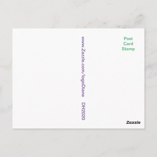 Briefkaart van zilvervetten (Achterkant)