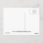 Briefkaart van zoete Ladybug (Achterkant)