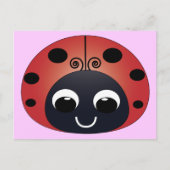 Briefkaart van zoete Ladybug (Voorkant)