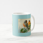  Briefkaart van zoete vogels Druk Mok Koffiebeker  (Voorkant rechts)