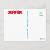 Briefkaart van zomersap door Diane Heller 2020 (Achterkant)