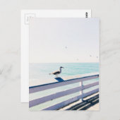 Briefkaart van Zuid-Californië - San Clemente Pier (Voorkant / Achterkant)