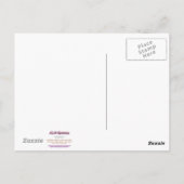 Briefkaart van zwarte paarden (Achterkant)