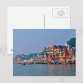 Briefkaart Varanasi, India (Voorkant / Achterkant)