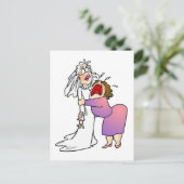 Briefkaart: vasthouden aan briefkaart (Staand voorkant)