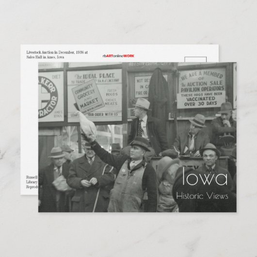 briefkaart veeteelt (Voorkant / Achterkant)