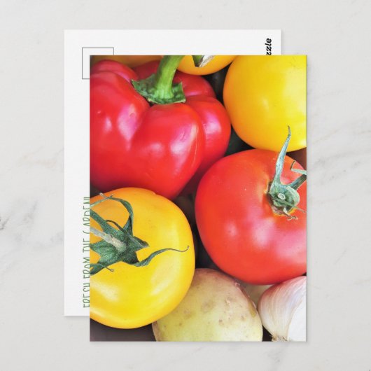 Briefkaart Veggie Photography (Voorkant / Achterkant)