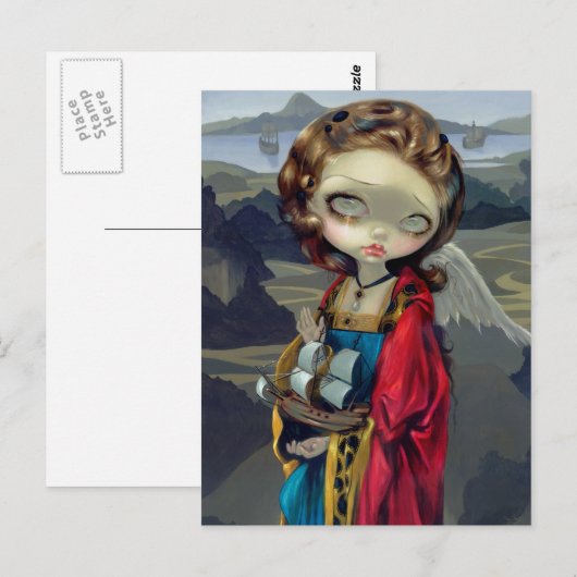 briefkaart "Veilige haven" (Voorkant / Achterkant)