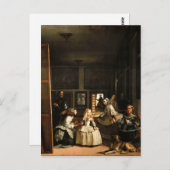 Briefkaart Velazquez Las Meninas (Voorkant / Achterkant)
