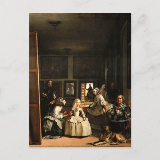 Briefkaart Velazquez Las Meninas (Voorkant)