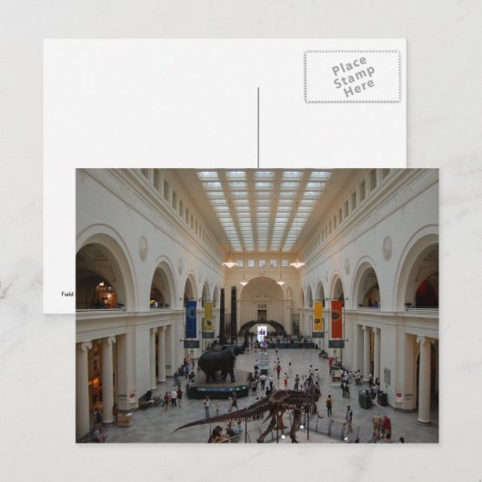 Briefkaart veldmuseum (Voorkant / Achterkant)